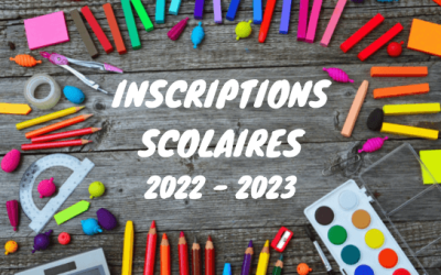 Rentrée scolaire 2022/23 – Inscription à l’école