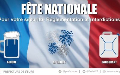 Règlementation pour le 14 juillet