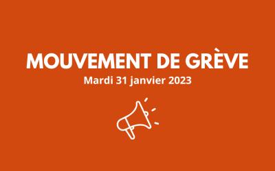 Grève du 31/01 – Horaires du Périscolaire