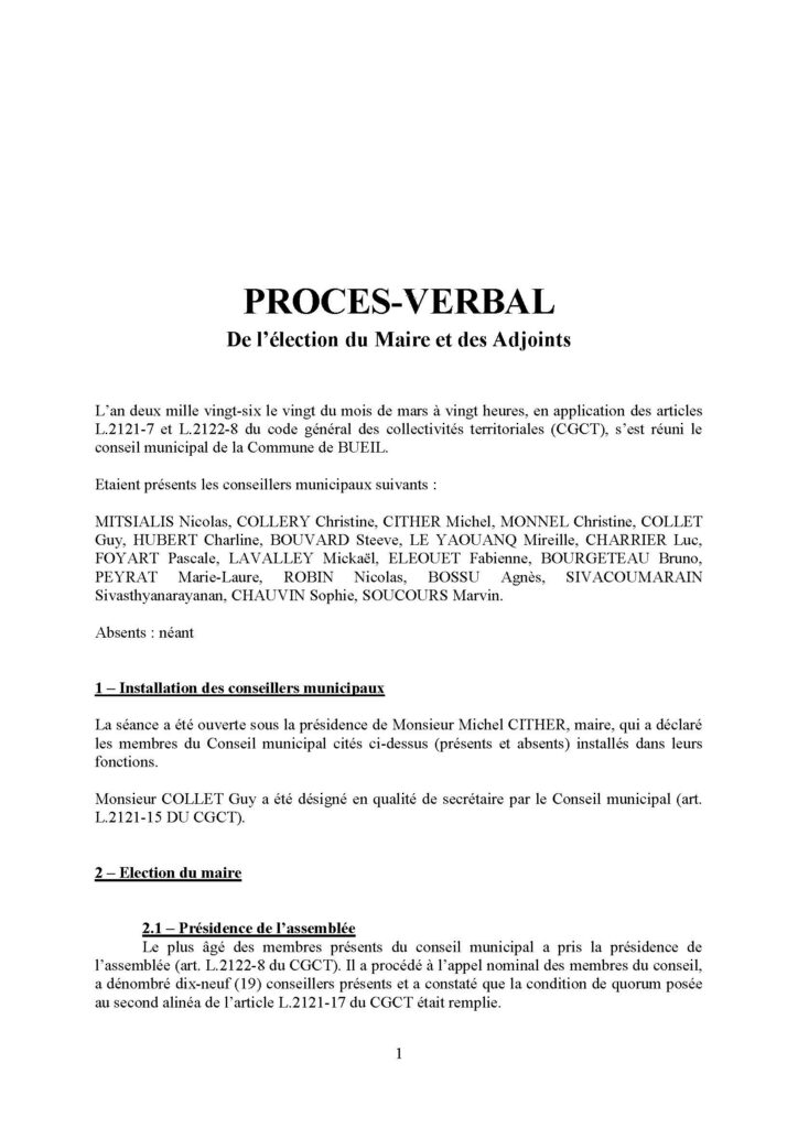 PROCES- VERBAL DE L'ELECTION DU MAIRE ET DES ADJOINTS DU 20 03 2026_Page_1