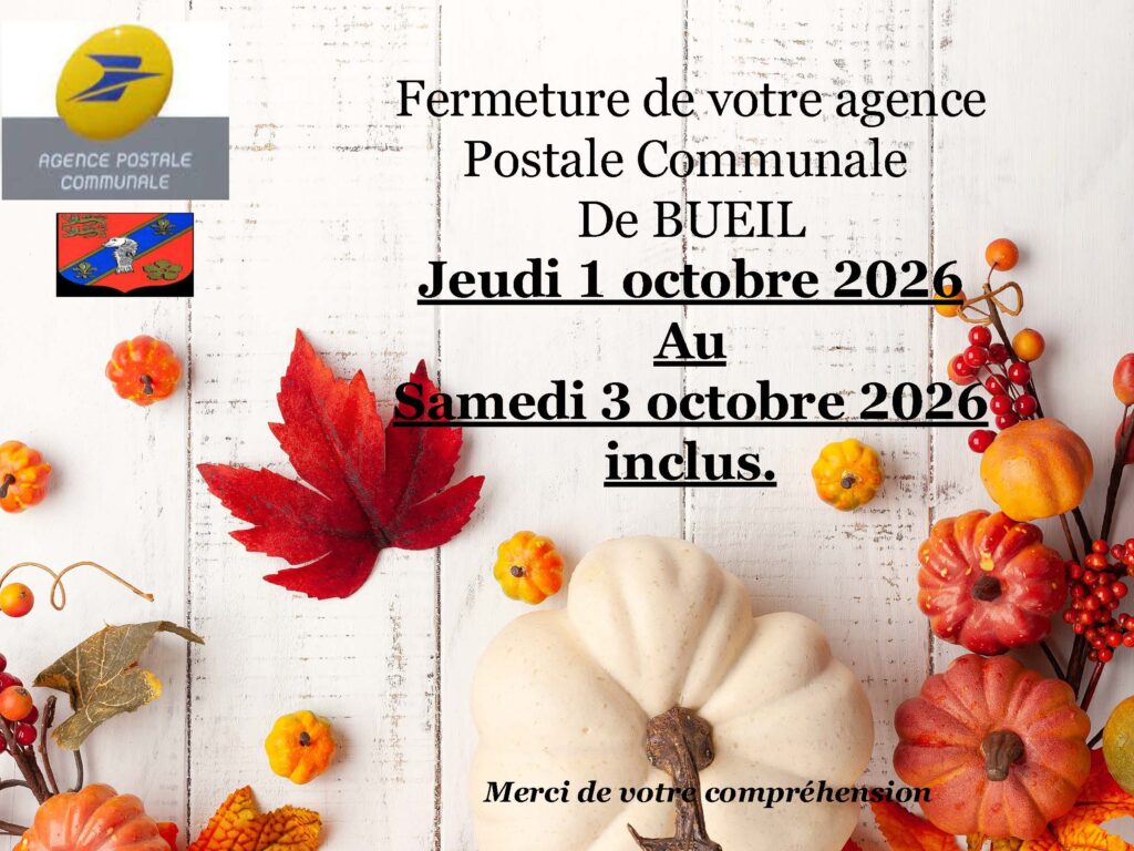 FERMETURE APC 1 octobre 2026