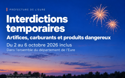 Arrêté d’interdiction – Mortier artifices